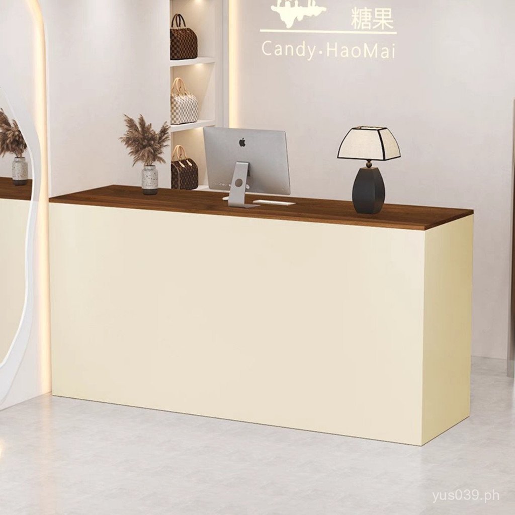 Modern Popular Counter for Clothing Store Reception Desk, Small Beauty ...