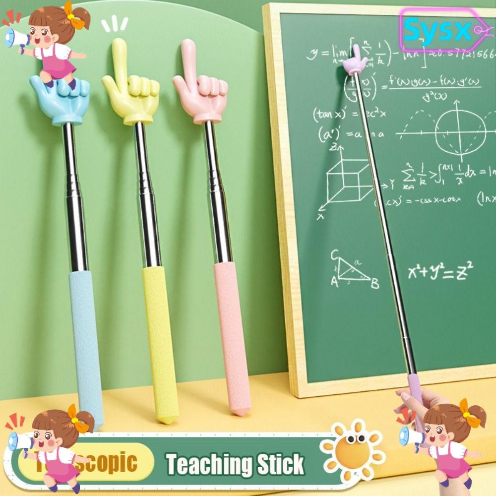 SYSX Teaching Pointer, Telescopic Rod Finger Design Finger Reading ...