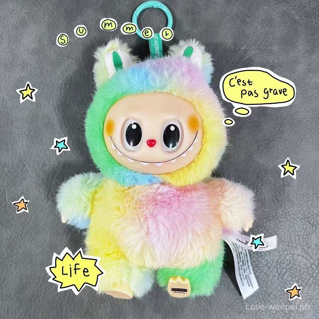 4.0Rainbow Labubu Five Generations Blind Box Bubble Mart Labubu Plush ...