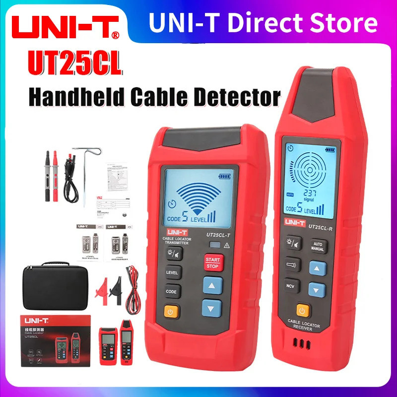 UNI-T UT25CL Handheld Cable Locator NCV Non-contact Electrical Test ...