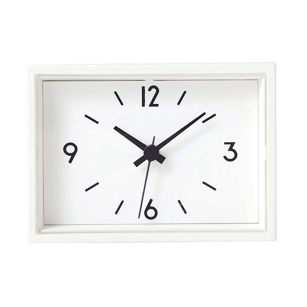 MUJI Station Clock Mini MJ-WCJSM2 44275771 White Width 71 x Depth 20.5 ...