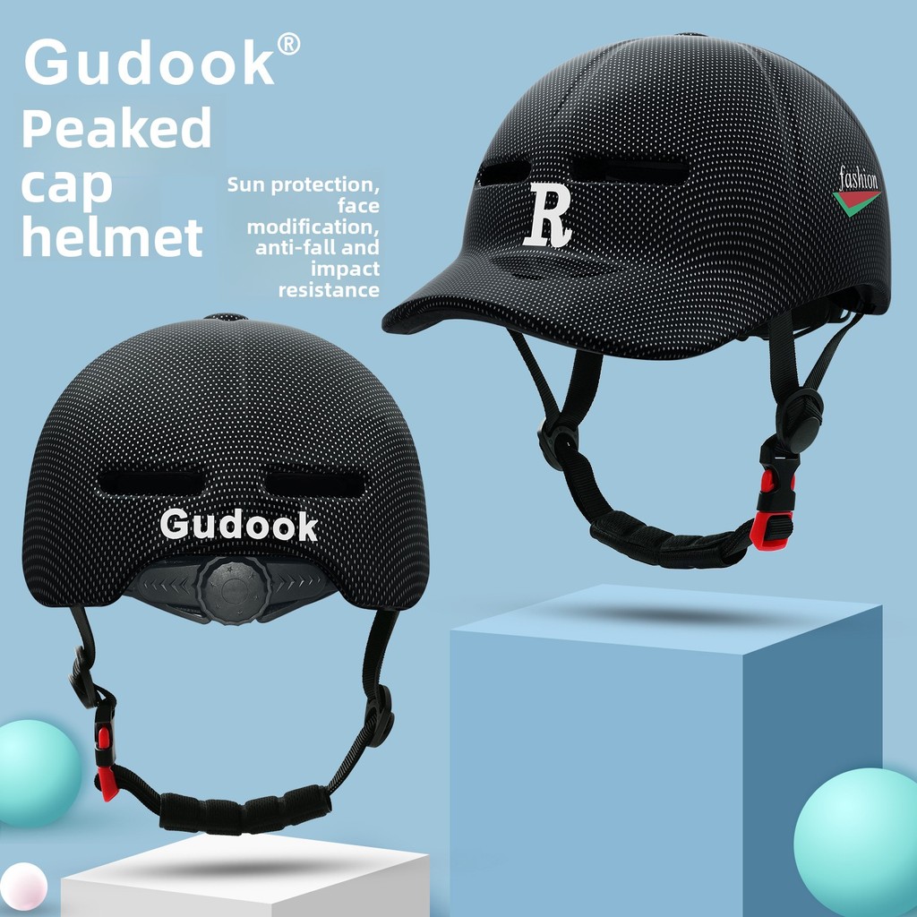 Integrated Duckbill Cap Bicycle Riding Commuting Four Seasons Electric ...