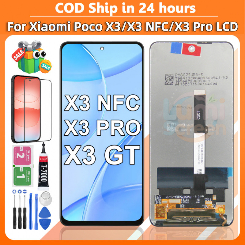 LCD For Xiaomi Poco X3 X3 Pro X3 GT /Redmi Note 9 Pro 5G Note 10 Pro 5G ...