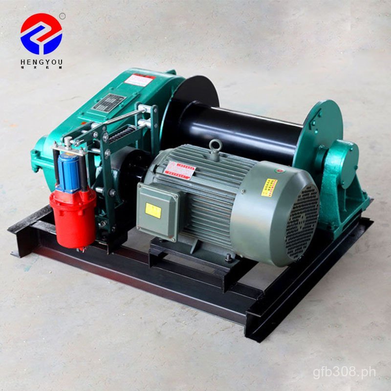 Brake Steel Wire Rope Electromagnetic Aluminum Shell Hoist Winch ...