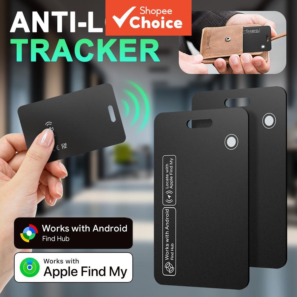 Ultra-Thin Wallet Tracker Card, Rechargeable Anti-Lost Bluetooth Smart ...