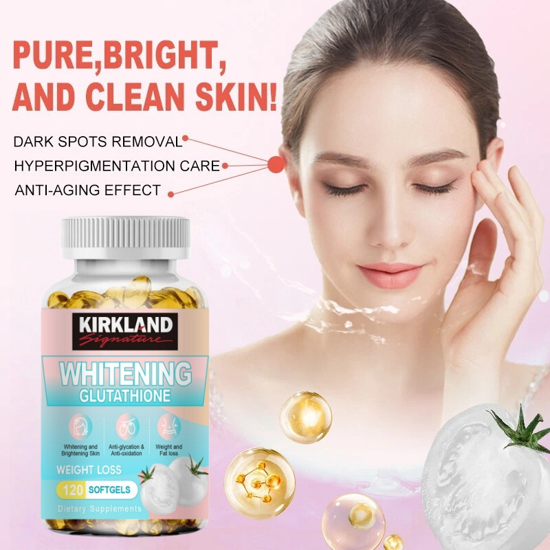 glutathione kirkland KIRKLAND Glutathione Capsules - Whitening and anti-aging, high-strength  collagen