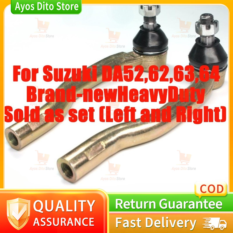 (2 PCS) Suzuki Transformer K6A Tie Rod End DA52 DA62 DA63T DA64V DA64W ...