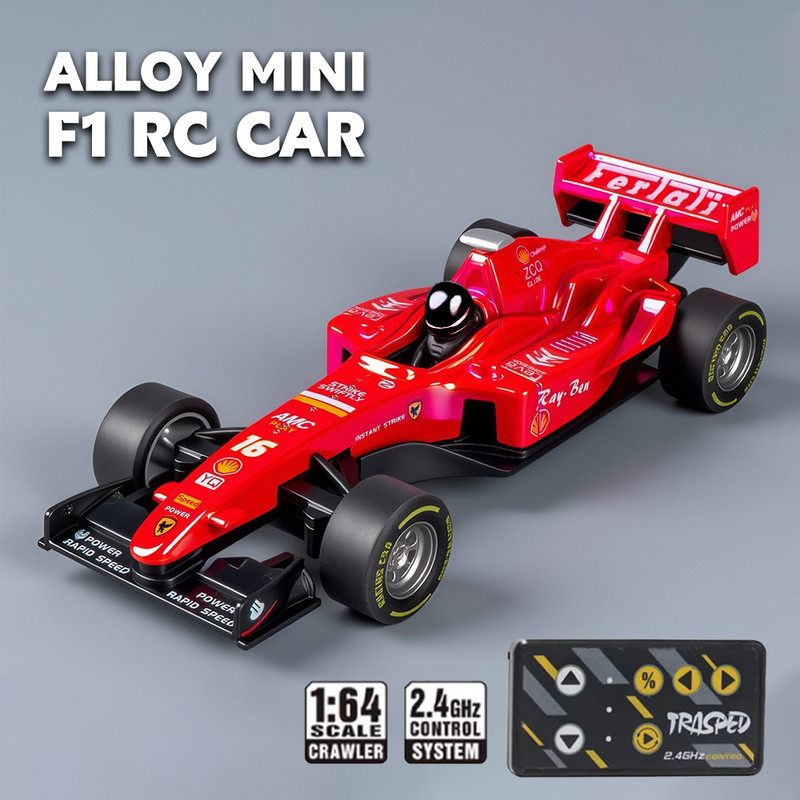 1:43 Desktop Mini F1 RC Car Remote Control Racing Formula Racing Car ...