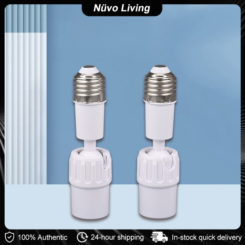 E27 360 Degree Rotation Lengthened Lamp Base Lamp Holder LED Light Bulb ...