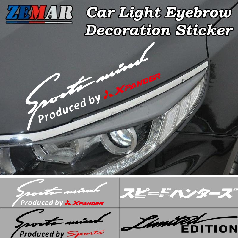 Mitsubishi Xpander Car Light Eyebrow Decoration Sticker Car Headlight ...