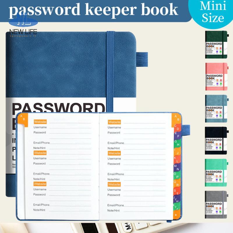 # New Life # Password Book With Letter Labels Password Manager Notebook ...