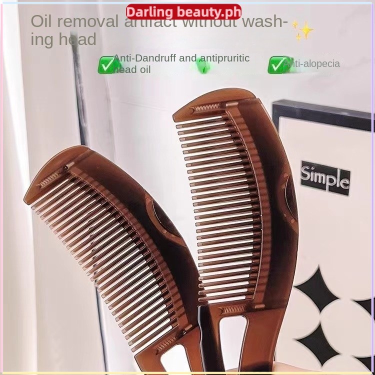 Energy Comb Press Hollow Comb Grease Comb Anti-dandruff Comb Wash-free ...