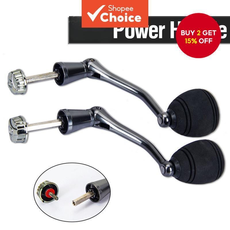 Aluminum Reel Handle - Foldable Power Knob for Spinning Reels | Shopee ...