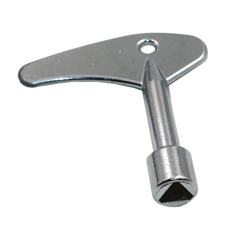 Elevator triangle key - lobby door access tool for building maintenance ...