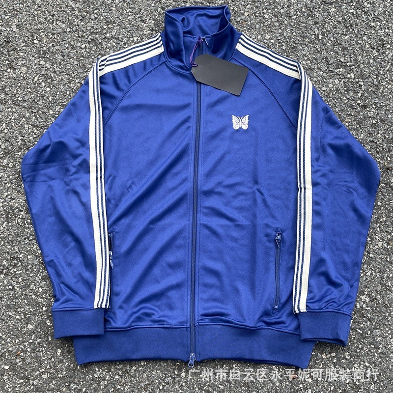 HBDM Needles track royal zip jacket Royal Blue Japanese Retro Zipper ...