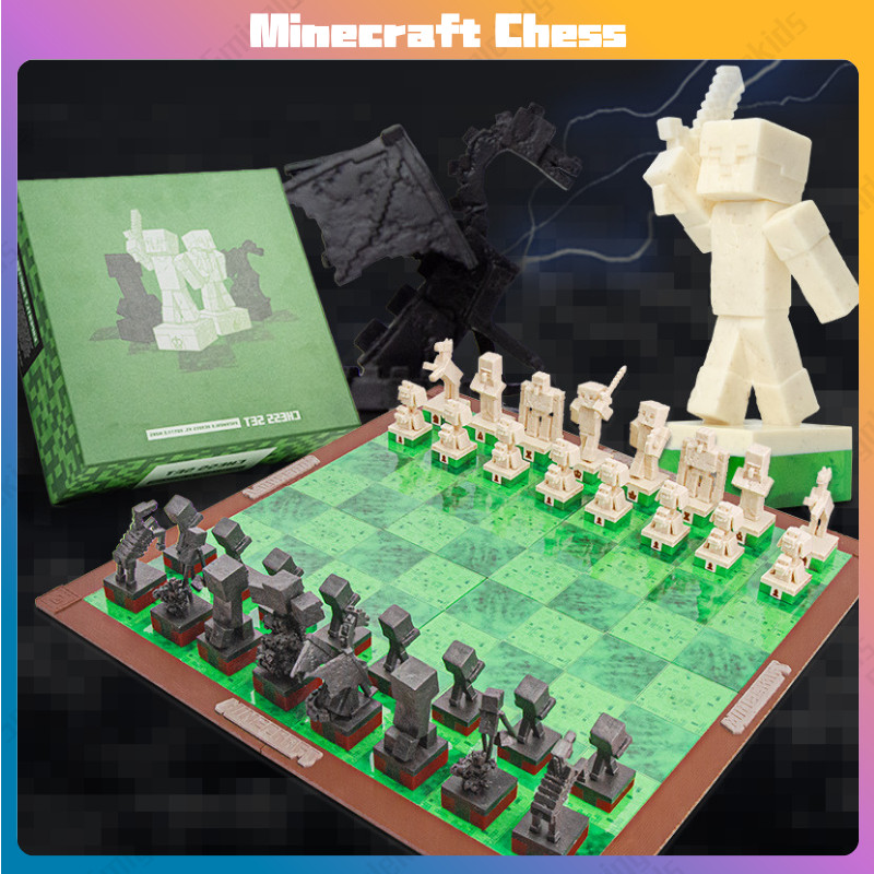 Minecraft Chess Set Noble Collection Premium Gift for All Ages | Shopee ...