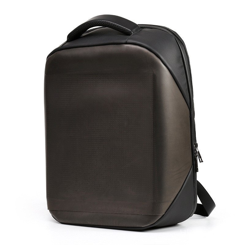 Backpack Backpack Dynamic DIY Backpack USB Men's Charging Screen Font ...