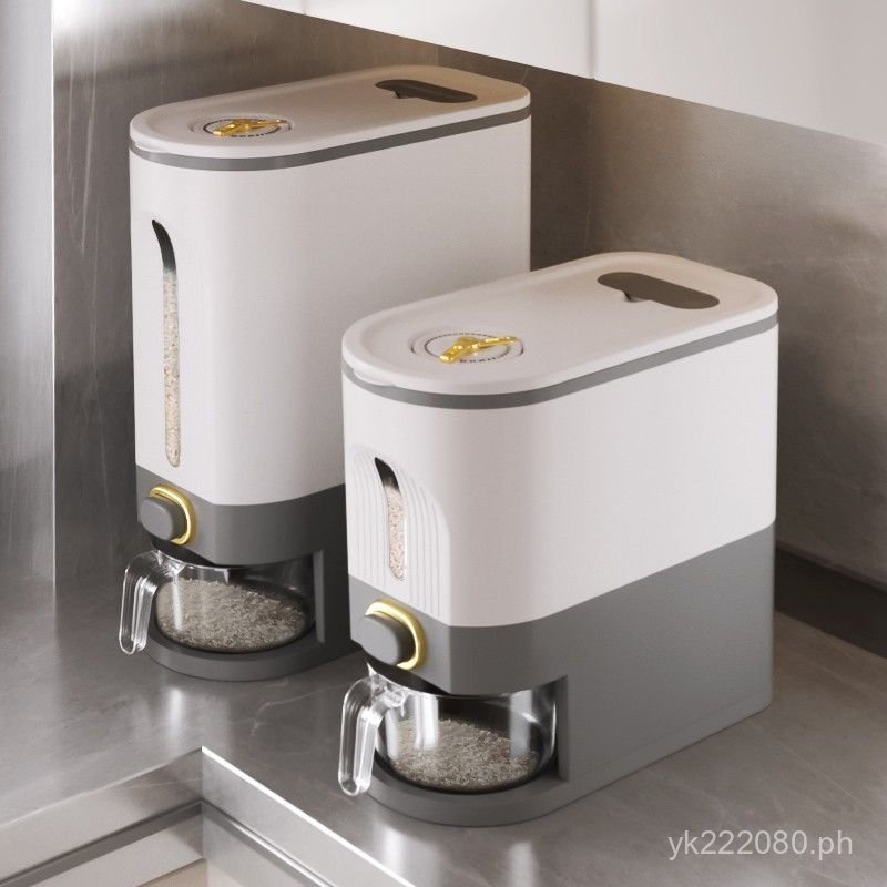 Moisture-Proof Household Containers2024Rice Bucket Rice Grain Storage ...