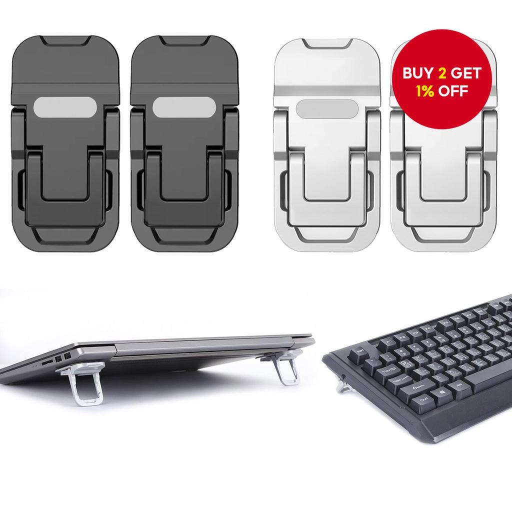 Keyboard Stand Dual Tilt Angle Adjustable Computer Keyboard Riser Self ...