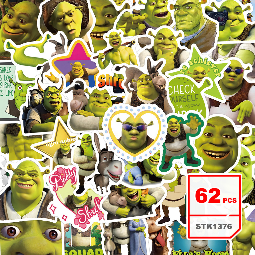 Shrek Stickers Set Film Waterproof Graffiti Decals Sticker for Kids ...