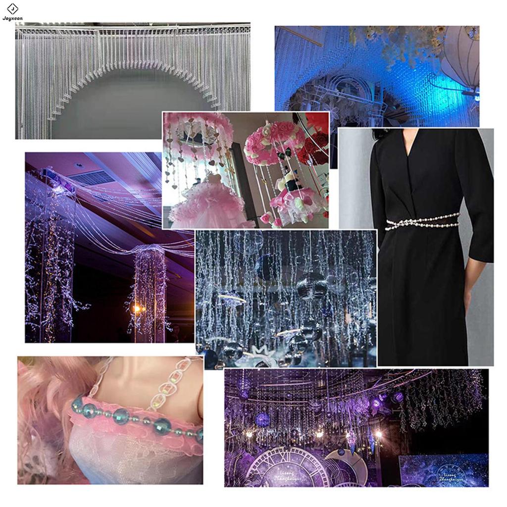 Artificial Pearl Beads Garland Faux Pearl Garland Spool Roll Strand for ...