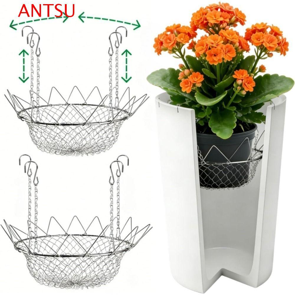 ANTSU Adjustable Planter Fillers, Stainless Steel Rustproof Planter ...