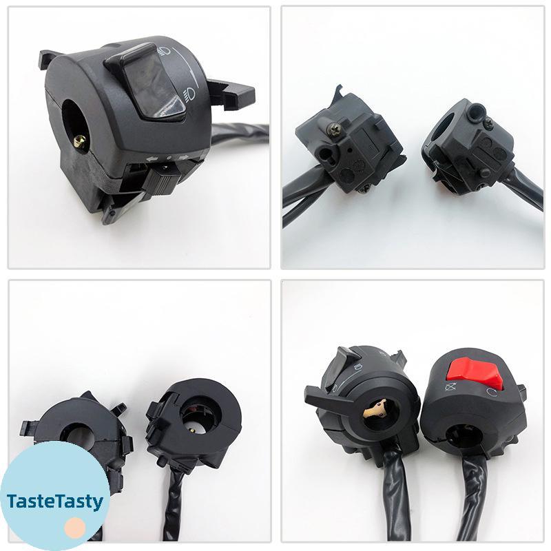 TasteTasty Universal Motorcycle Handle Bar Switches With Choke Horn ...
