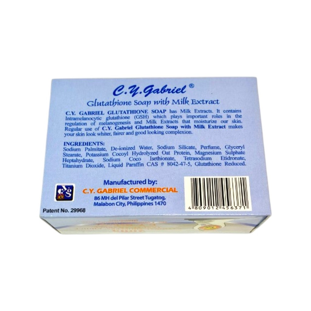 cy gabriel glutathione soap with milk extract review C.Y. Gabriel Glutathione Soap with Milk Extract 135g
