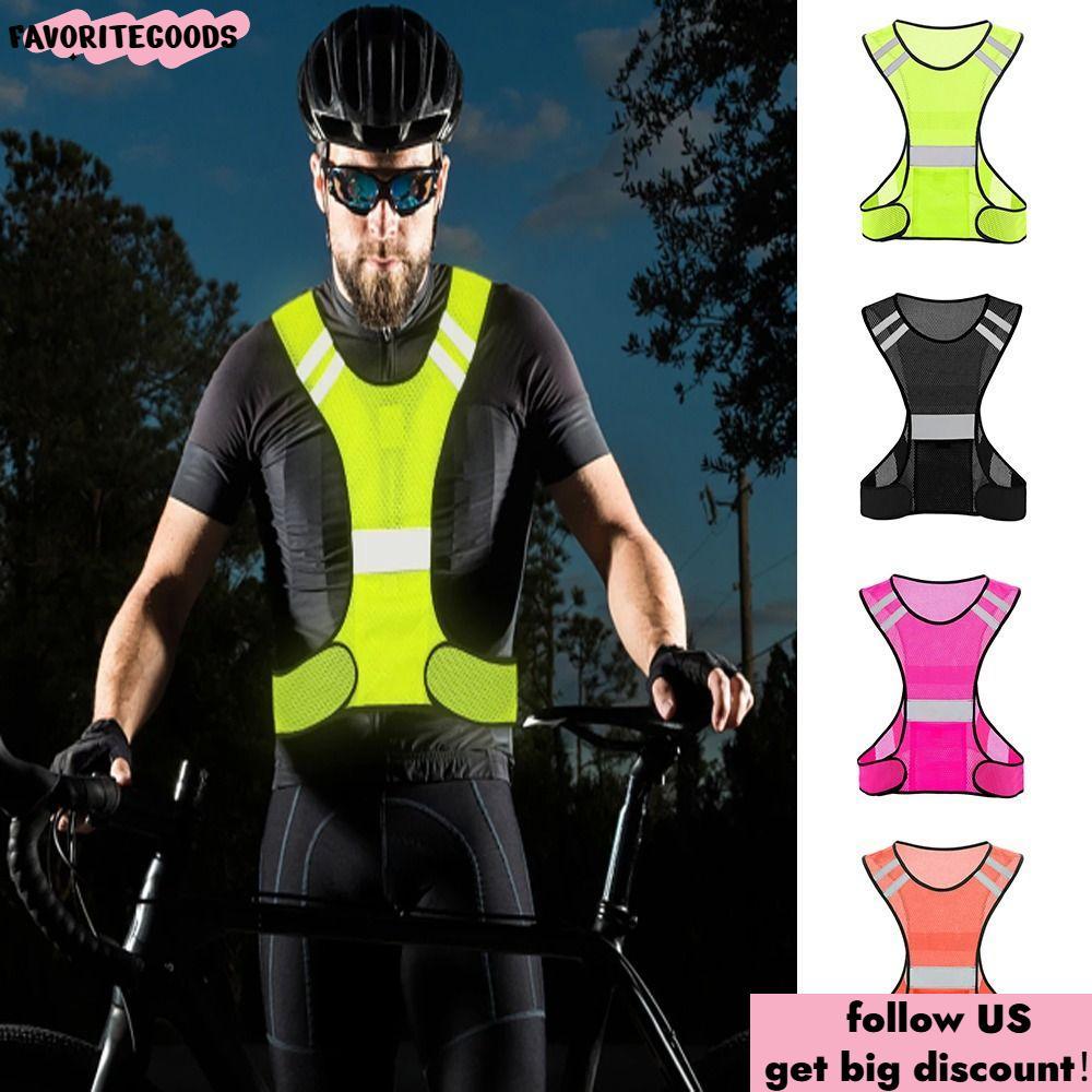 FAVORITEGOODS Night Riding Vests, Polyester Elastic Webbing Running ...