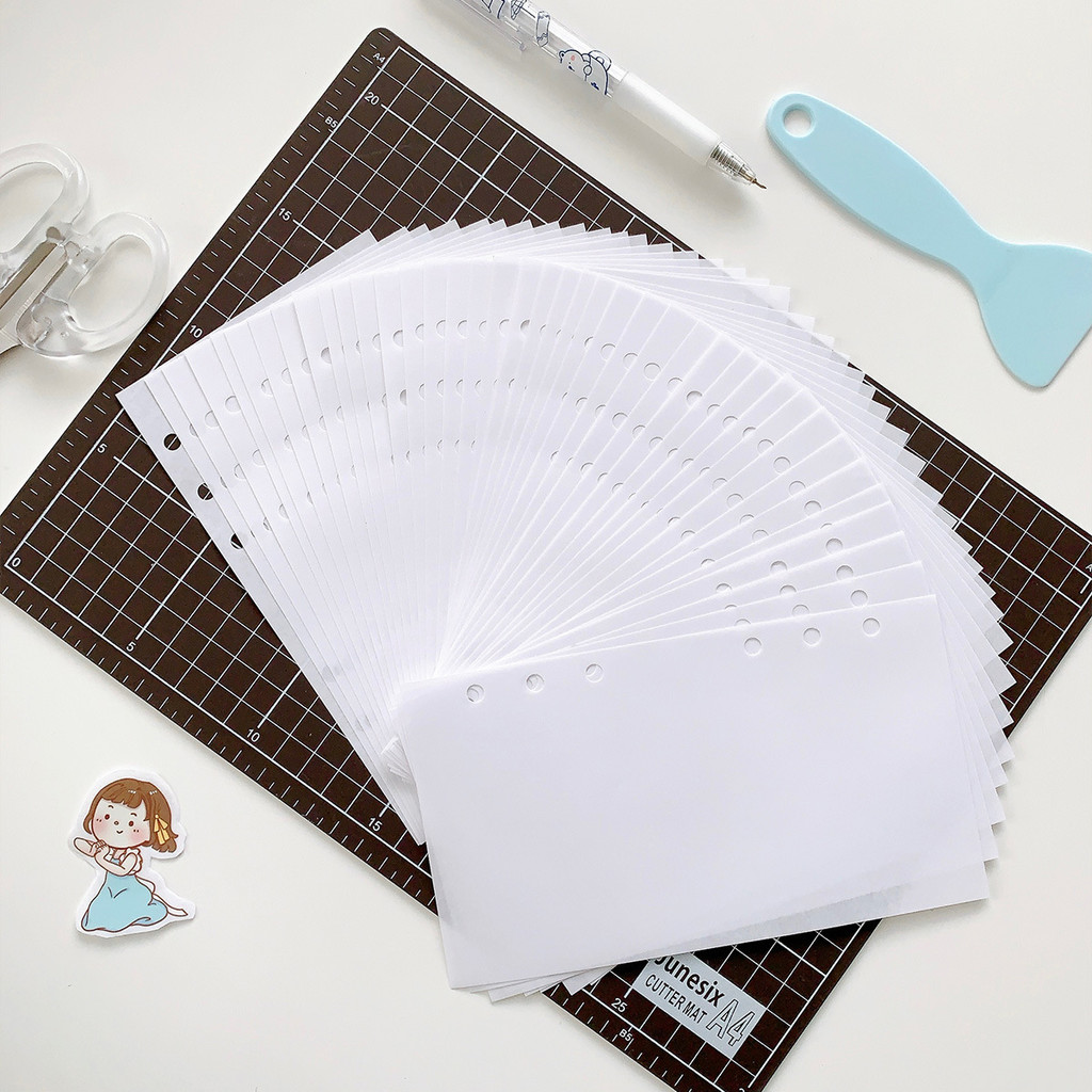A6A5A4 Blank Release Paper Binder Refills for Sticker Book Collecting ...