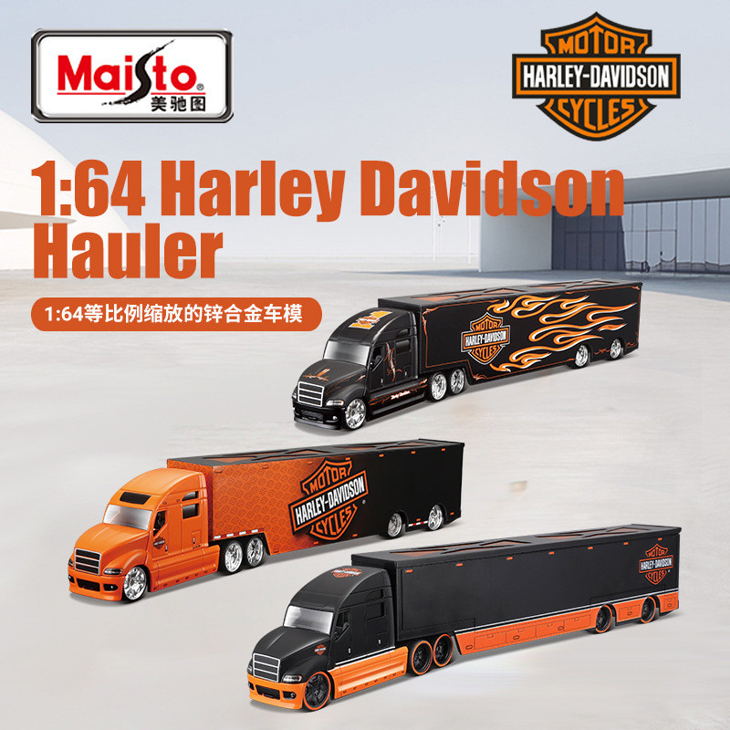 Meritor Figure 1: 64 Simulation Harley Container Trailer Alloy Car ...