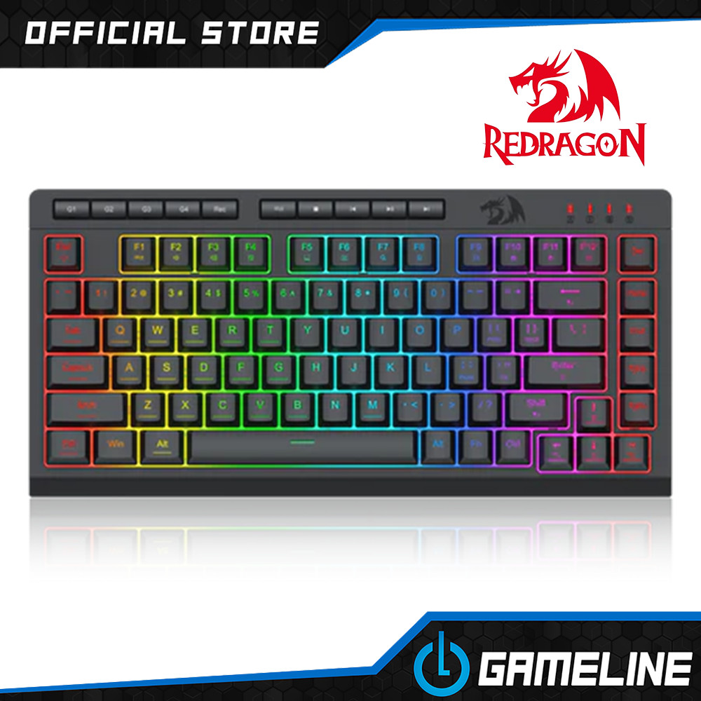 Redragon K524-RGB Wired Keyboard - Crescent Black | Shopee Philippines