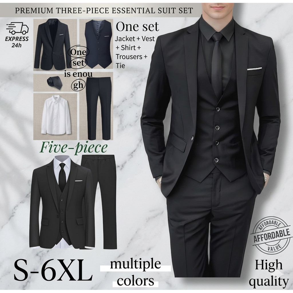 suit and tie set - Best Prices and Online Promos - Jun 2026 | Shopee ...