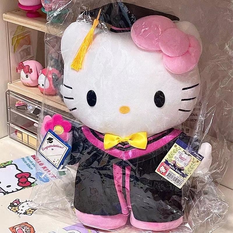 Graduation Season Plush Doll Cute Doctor Hat Bachelor's Uniform Hello ...