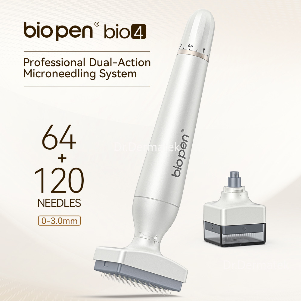New Bio pen Bio 4 Derma 2 in 1 64+120 needle Hair Derma Stamp ...