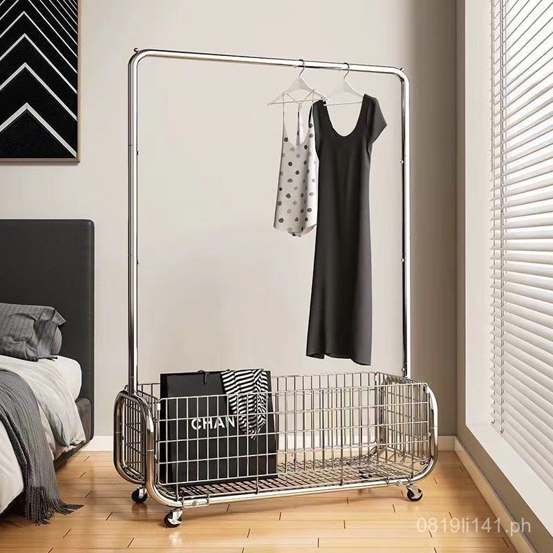 Clothing Store Movable Hanger Storage Bedroom Display Rack Wholesale ...