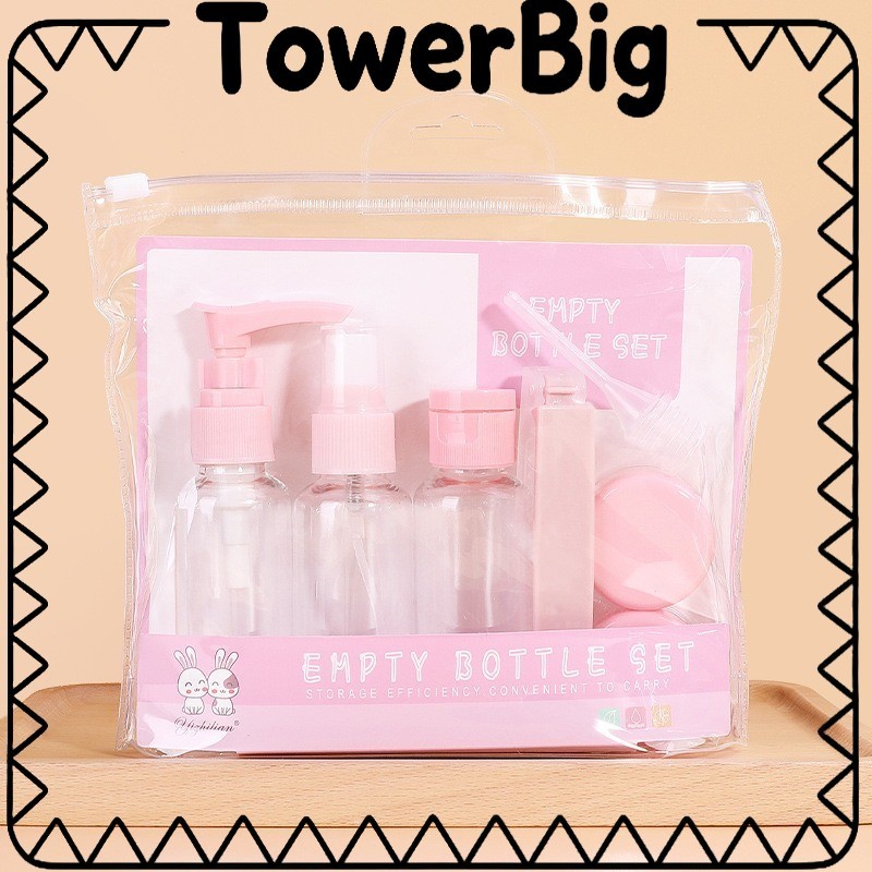 8Pcs 5Pcs Mini Empty Travel Bottle Set for Travel Organizer Packaging ...