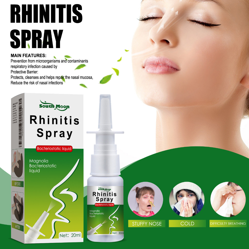 South Moon Rhinitis Spray Anti Snoring Nasal Spray Chronic Rhinitis ...