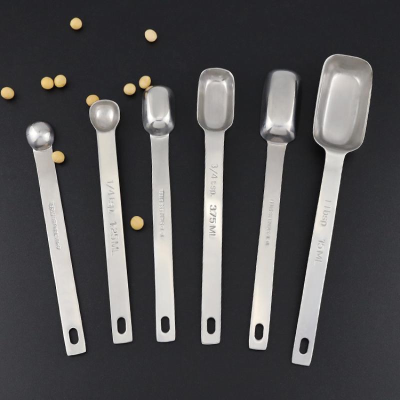 GMARTY 1Pc 304 Stainless Steel Rectangular Kitchen Measuring Spoons ...