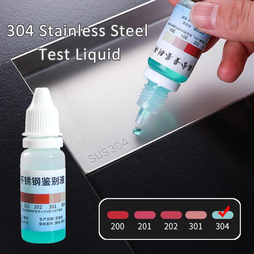 304 Stainless Steel Test Liquid 12ml Universal Stainless Steel Testing ...