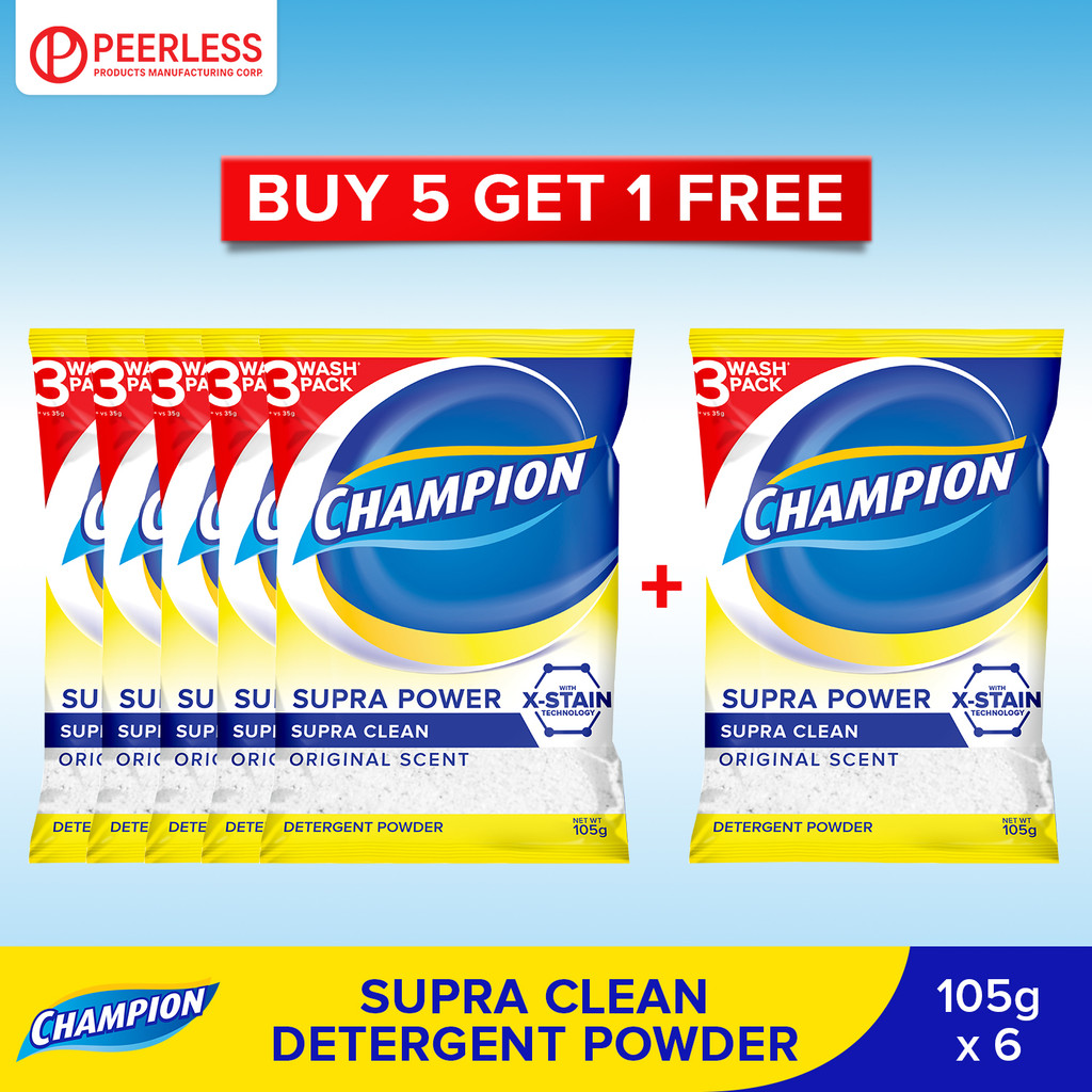 Champion Pow Supra Clean 105g 5+1 | Shopee Philippines