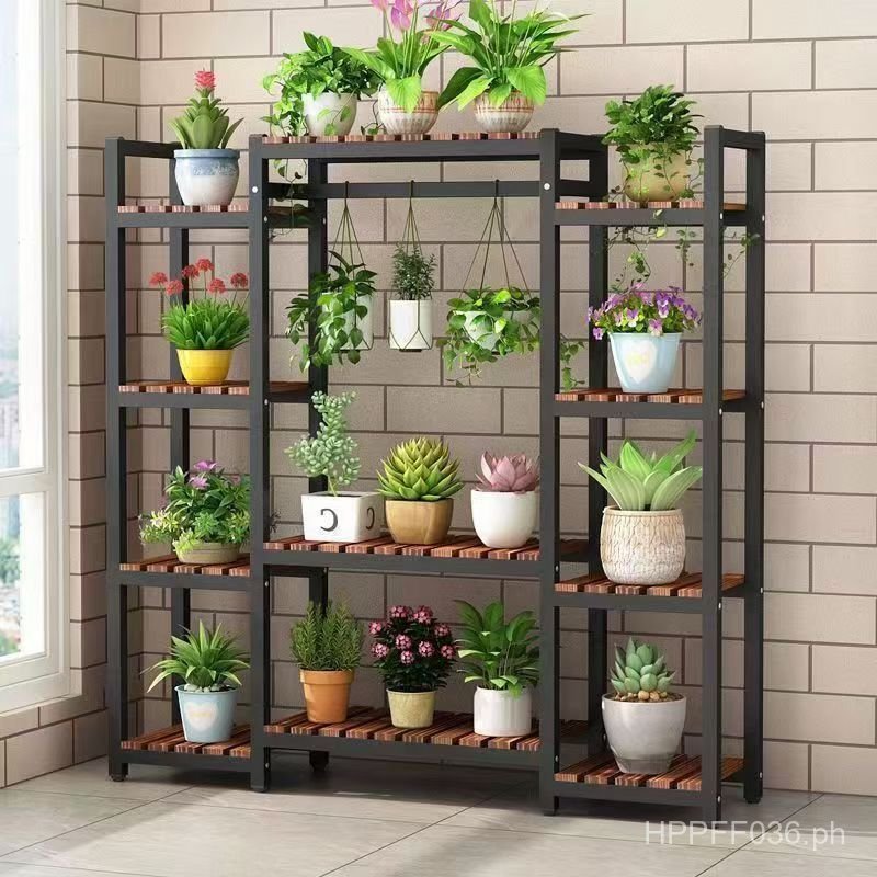 Green Radish Storage Rack Solid Wood Flower Stand Succulent Display ...