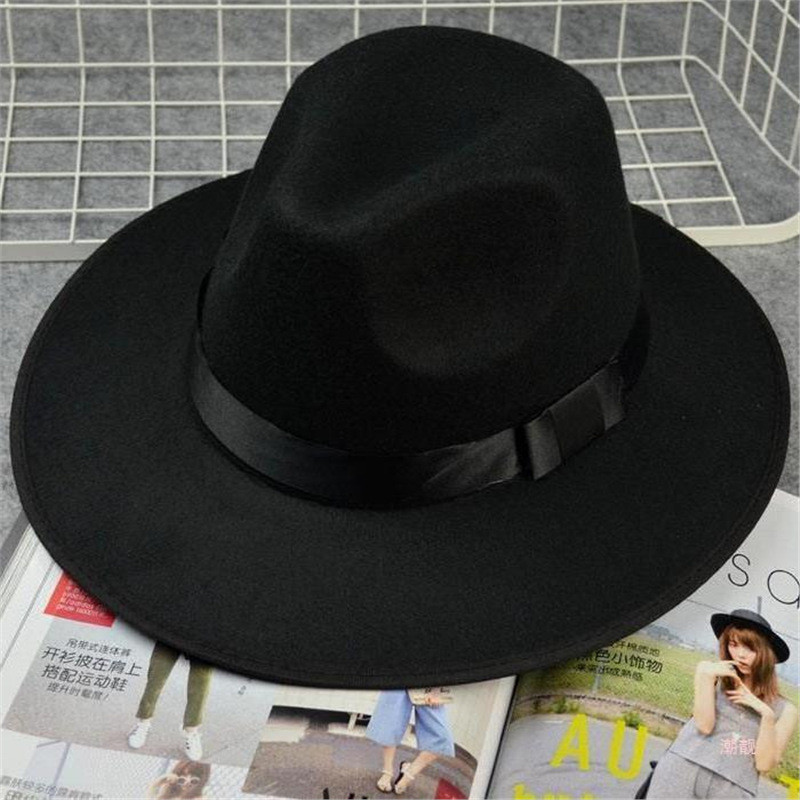 Michael Jackson Style Performance Fedora, Retro Shanghai Beach Jazz Hat ...