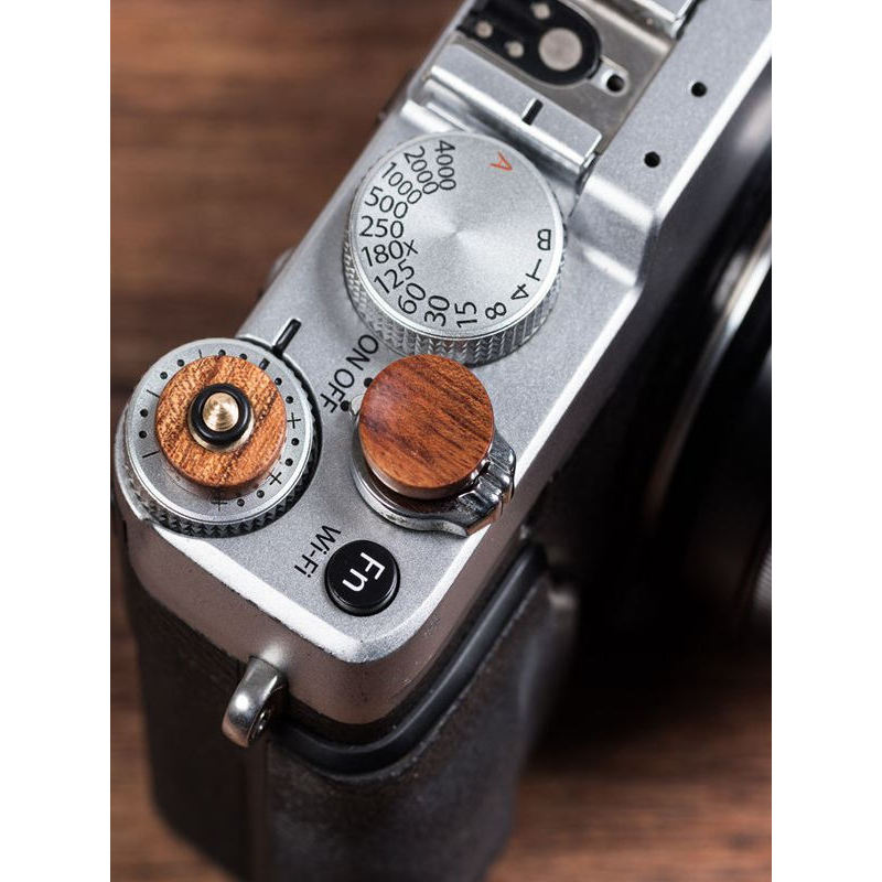 Retro Wooden Concave Camera Shutter Button | Shopee Philippines