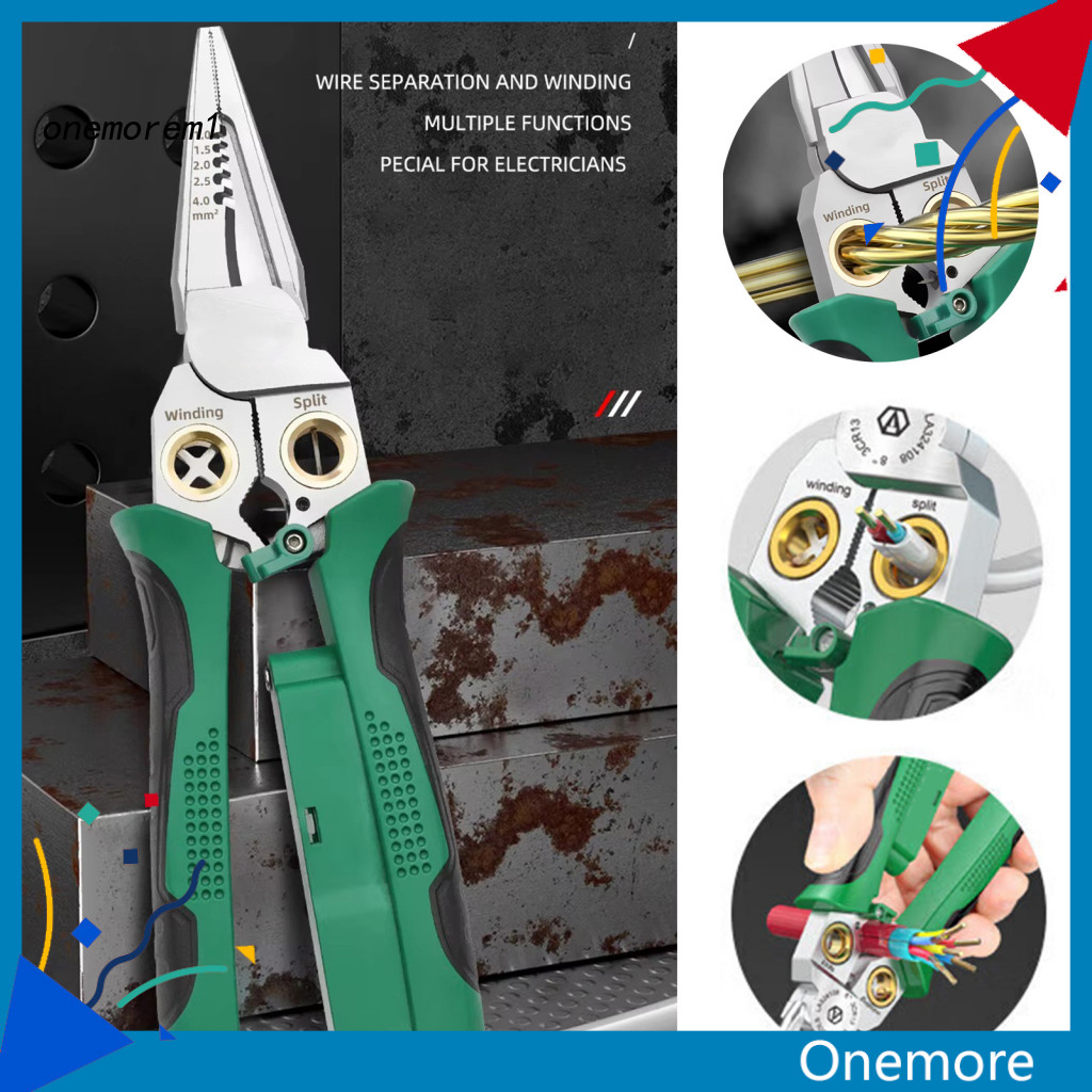 ONEM High-precision Wire Cutter Electrician Repair Kit Multi-function ...