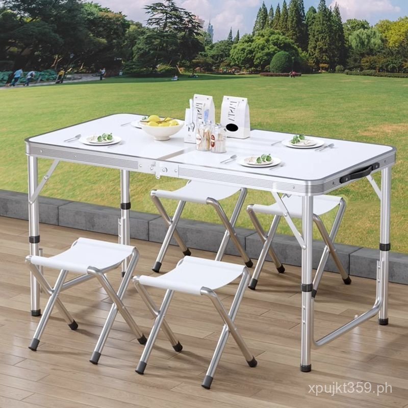 Folding Table Folding Street Stall Table Rectangular Portable Night ...