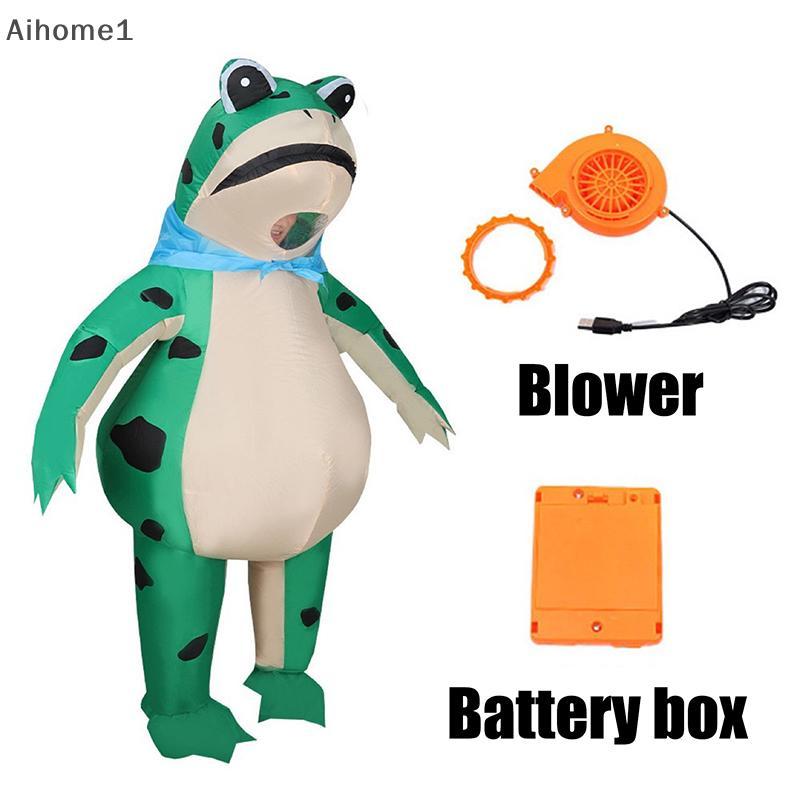 Aiho Funny Frog Costume Party Costume Cartoon Character Cosplay Costume ...
