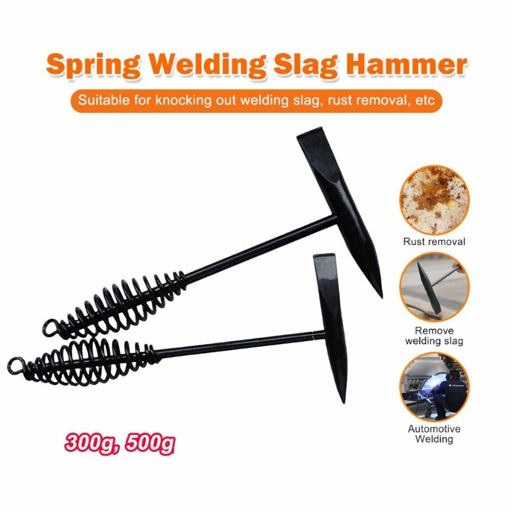Industrial Grade 500g Welding Chipping Hammer - Heavy Duty Spring ...