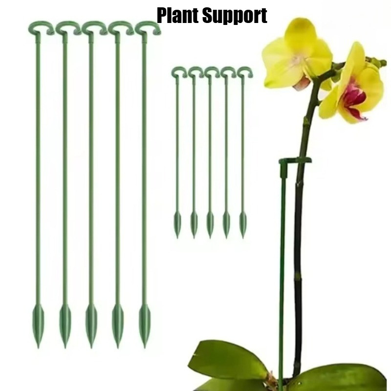 10pcs Plastic Plant Supports Reusable Succulents Protection Fixing Tool ...