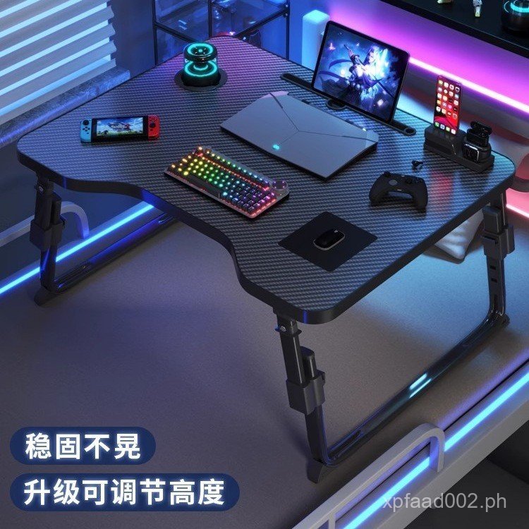 Study Desk Gaming Foldable Desk Small Desk Dormitory Style Adjustable ...